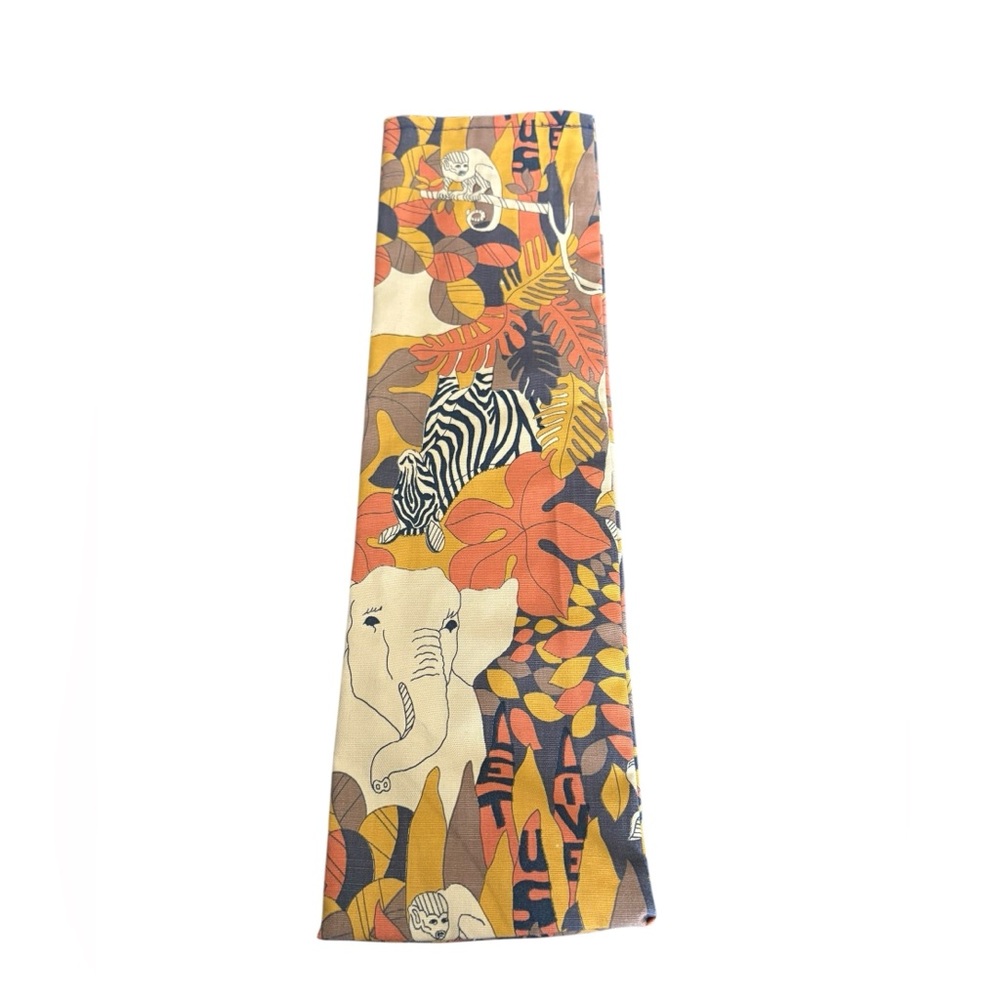 Handmade Safari Animal Print Wine Gift‎ Bag 18.25"x5.5" Elephant Zebra Jungle